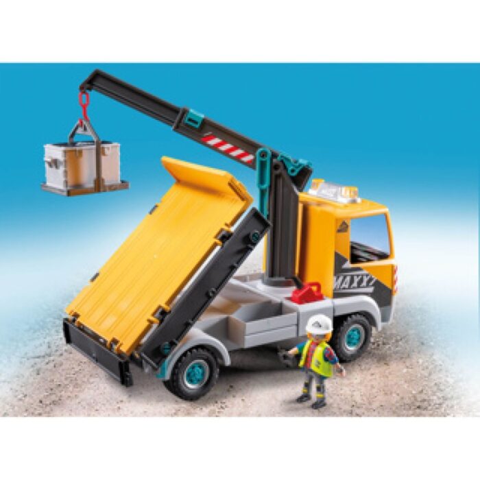 Playmobil 71750 vrachtwagen met kraan - Afbeelding 5