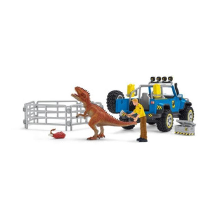 Schleich 41464 Terreinwagen Met Dino-Buitenpost - Afbeelding 5