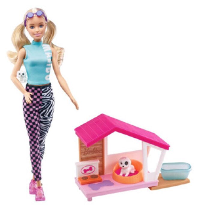 Barbie Mini Playset Hondenhuis Met Hondje - Afbeelding 4