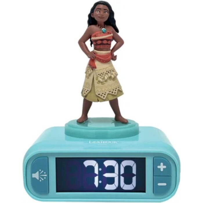 Wekker Radio 3D Vaiana met licht en geluidseff.