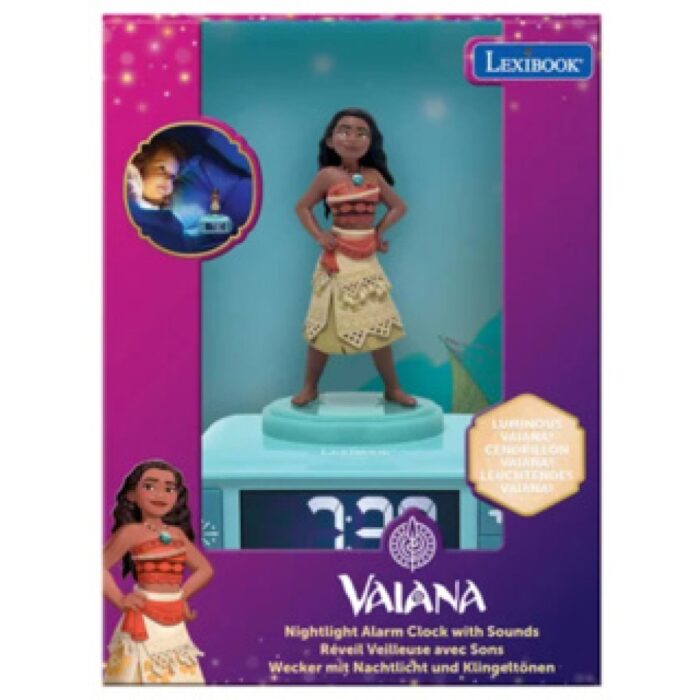 Wekker Radio 3D Vaiana met licht en geluidseff. - Afbeelding 2