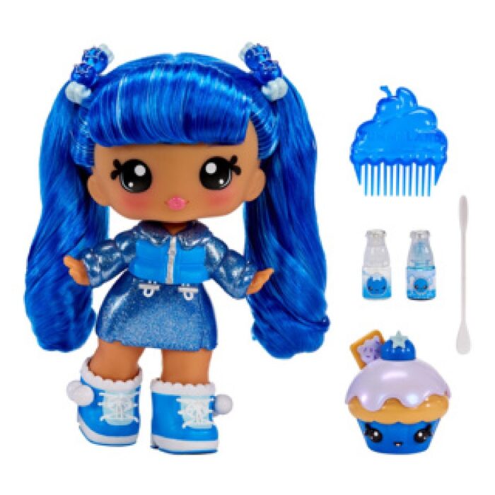 Yummiland Large Doll + Lipgloss Pet- Rory Blueberr - Afbeelding 2