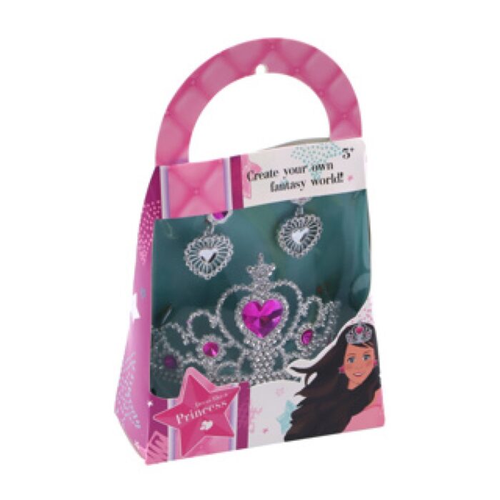 Tiara met oorbellen assorti - Afbeelding 3