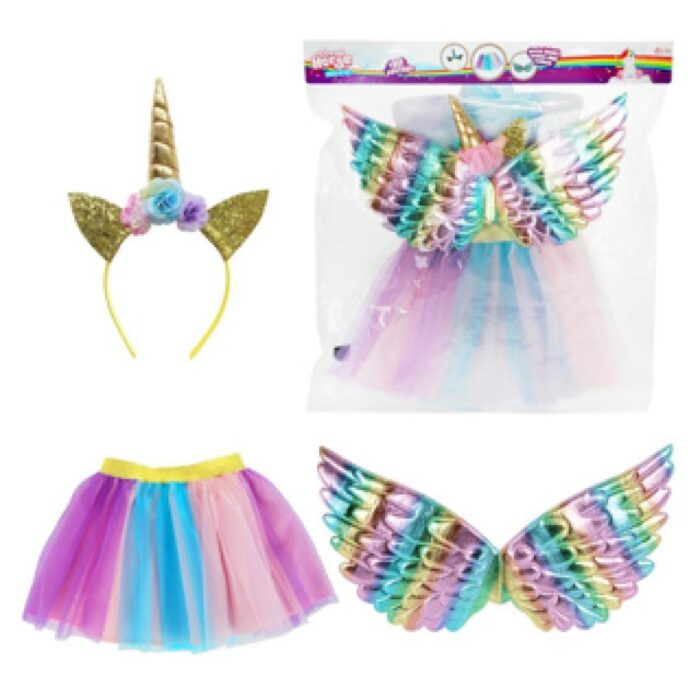 Verkleed Speelset Eenhoorn 3-delig - Afbeelding 2