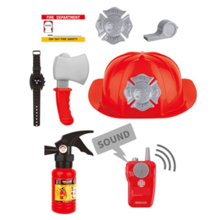 Brandweer verkleedset met accessoires - Afbeelding 2