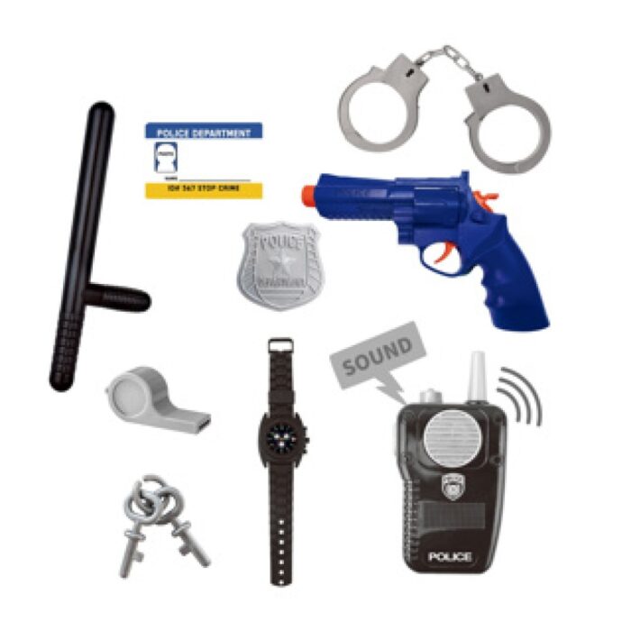 Politie verkleedset met accessoires - Afbeelding 2