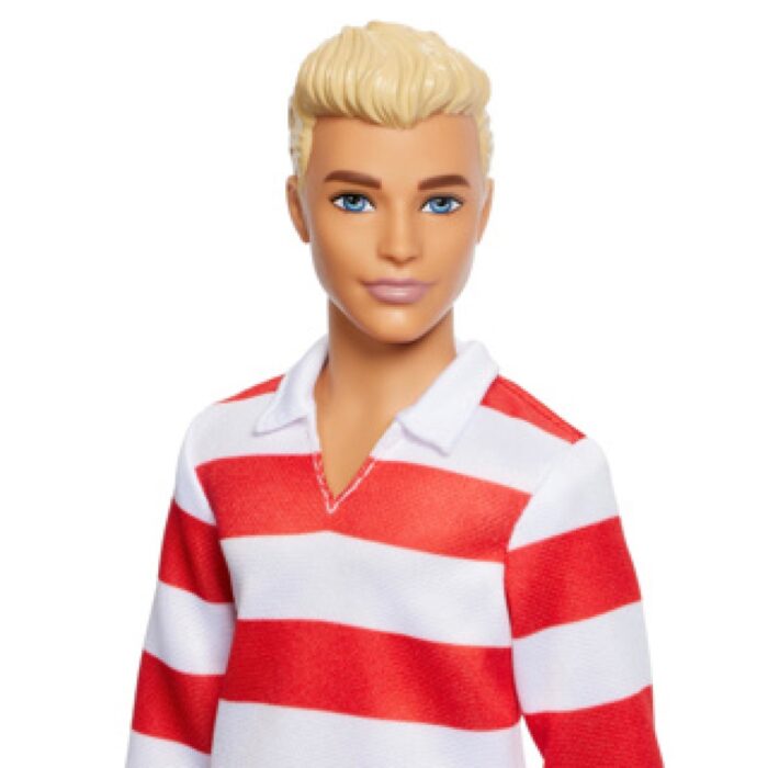 Barbie Fashionista Ken Red And White Stripe - Afbeelding 2