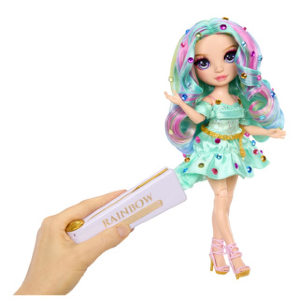 Rainbow High Be Dazzling Fashion Dolls Celine Turquoise (Teal) - Afbeelding 3