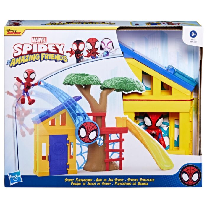 Spidey And Friends playground scene playset