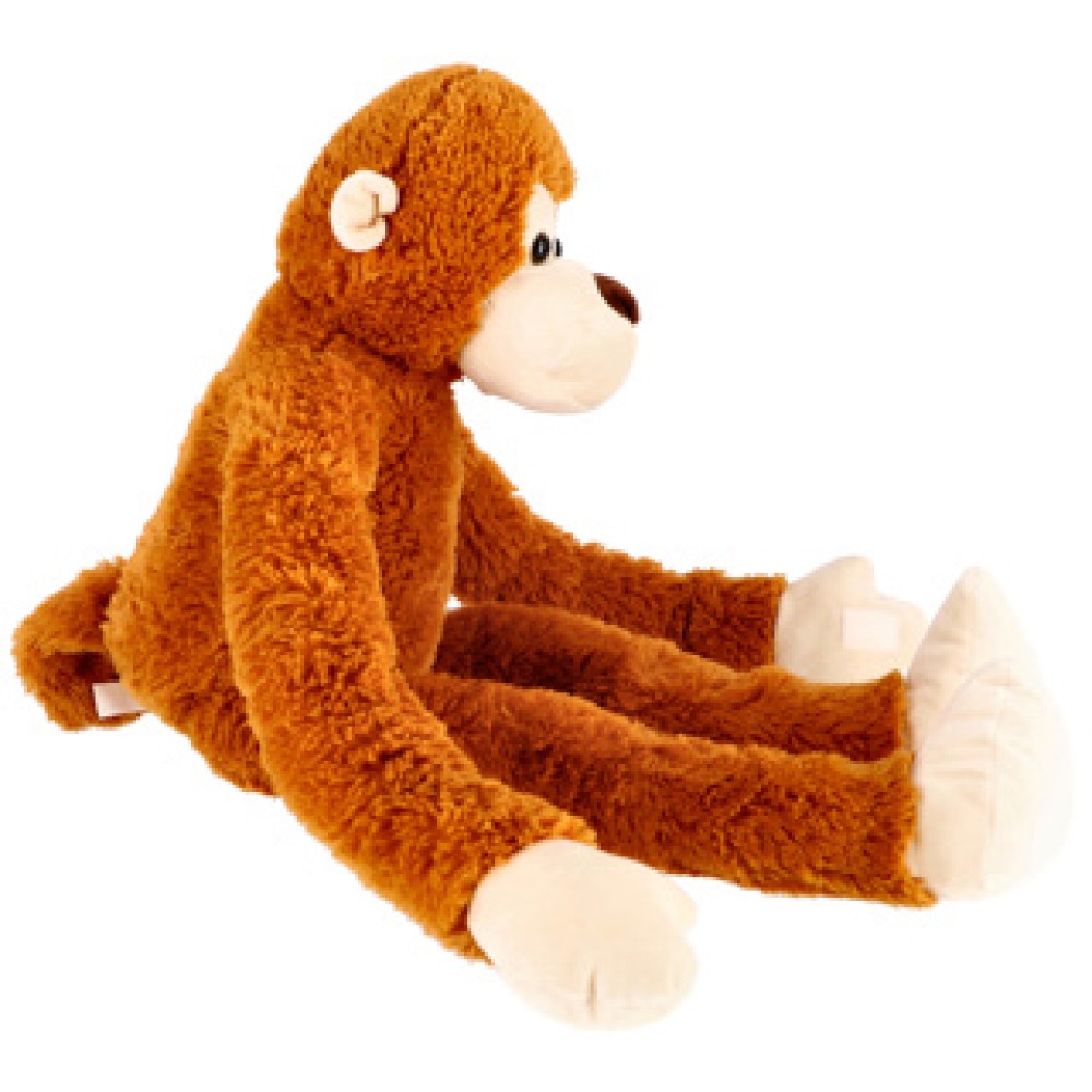 Pluchiez pluche aap met lange armen 80 cm bruin - Afbeelding 5