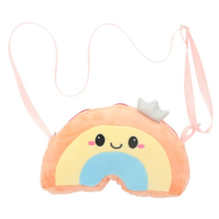 Pluchiez pluche handtasje assorti regenboog /  cupcake - Afbeelding 4