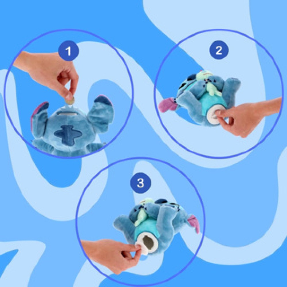 Lilo & Stitch pluche spaarpot Stitch scrump 20cm - Afbeelding 3