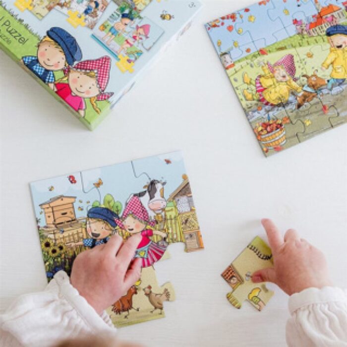 Fien & Teun 4-in-1 Puzzel - Afbeelding 4