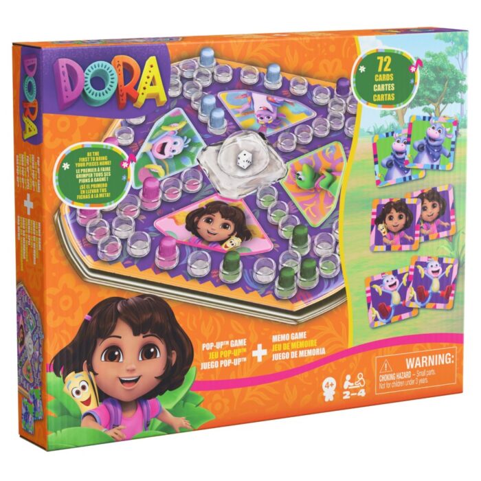 Dora 2pack Memo & Popup Spel
