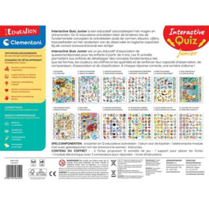 Clementoni Interactieve Quiz Junior 4-6 jaar - Afbeelding 4