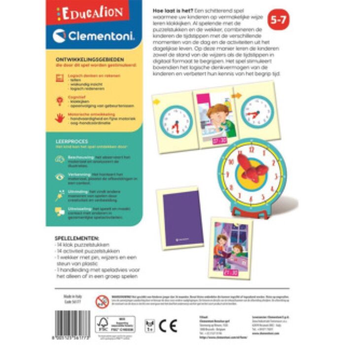 Clementoni leren klok kijken (NL) - Afbeelding 4