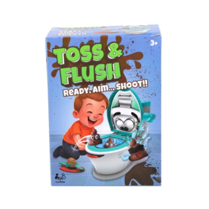 Spel Toss & flush poepschiet spel - Afbeelding 2