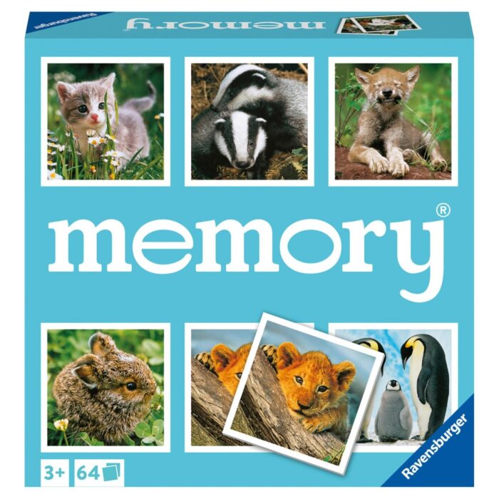 Ravensburger spel memory jonge dieren