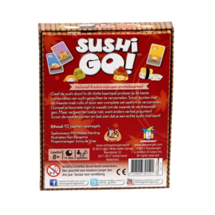 Sushi Go! - Kaartspel - Afbeelding 5