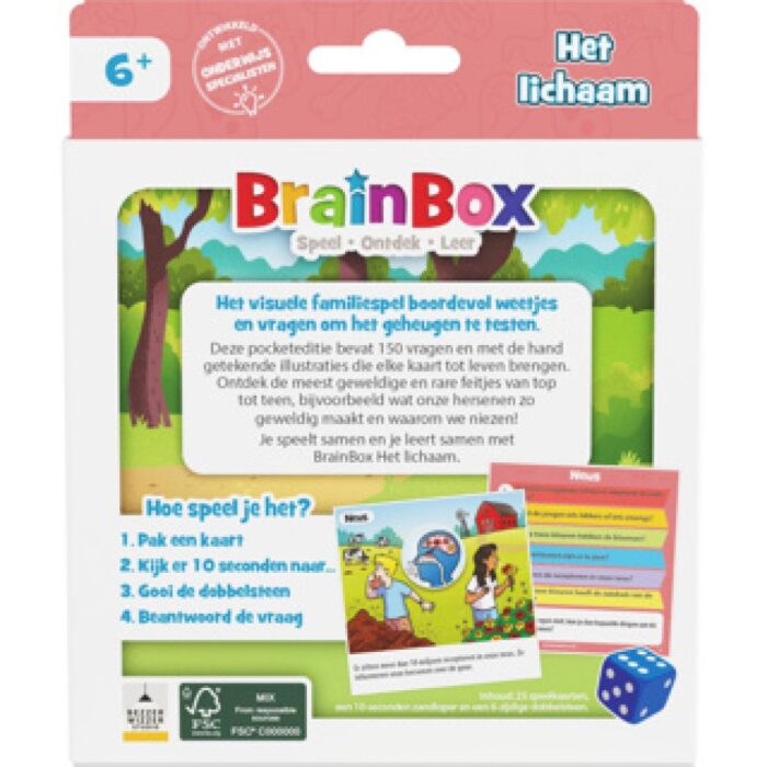 Spel Brainbox Pocket Het lichaam - Afbeelding 3