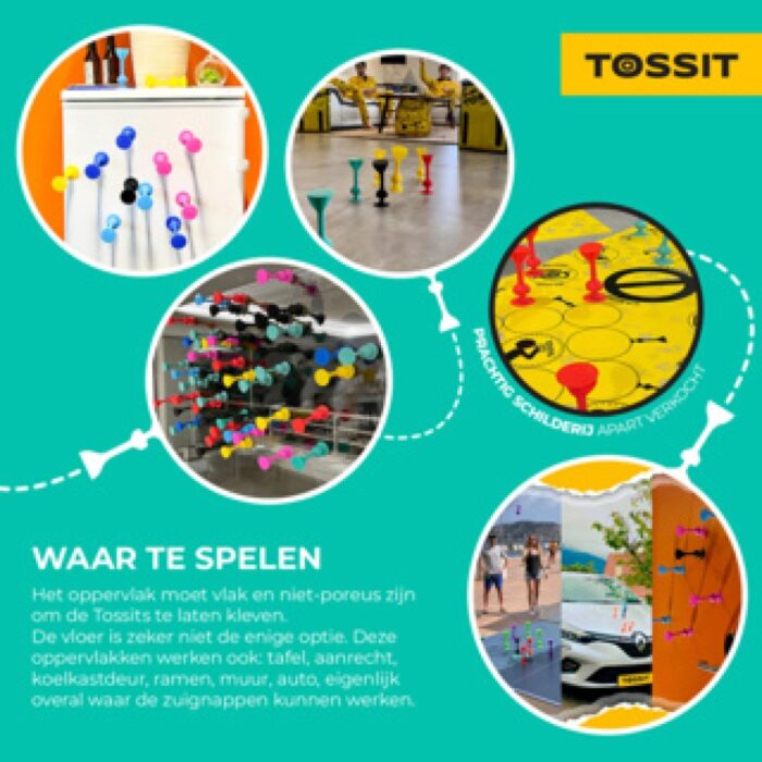 Spel Tossit Starter Pack Rood-Turquoise - Afbeelding 3