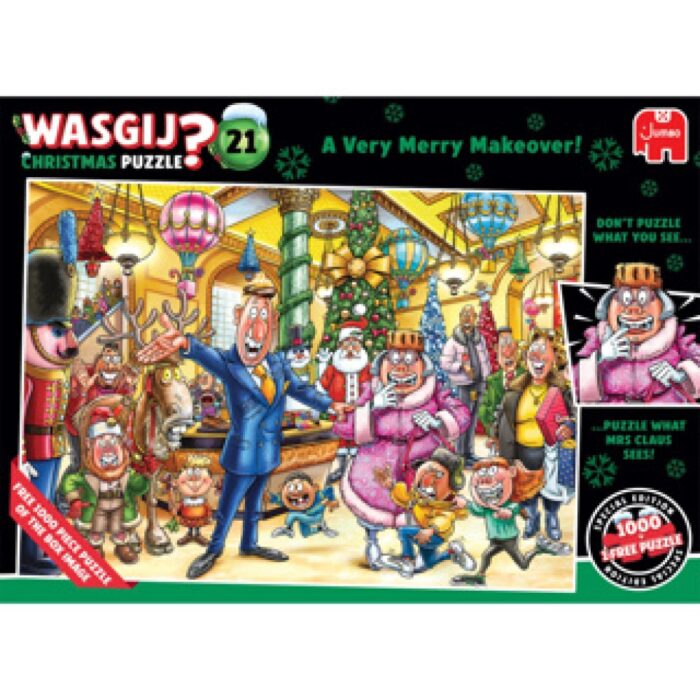 Puzzel Wasgij Christmas 21 Titel TBD (2x1000) - Afbeelding 3
