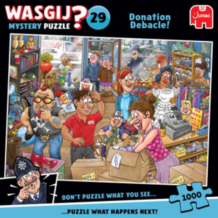 Puzzel Wasgij Mystery 29 Titel TBD (1000) - Afbeelding 3