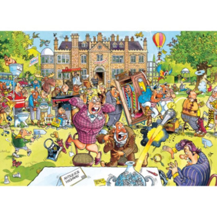 Puzzel Wasgij Retro Original 10  Antiekjacht 1000 - Afbeelding 2