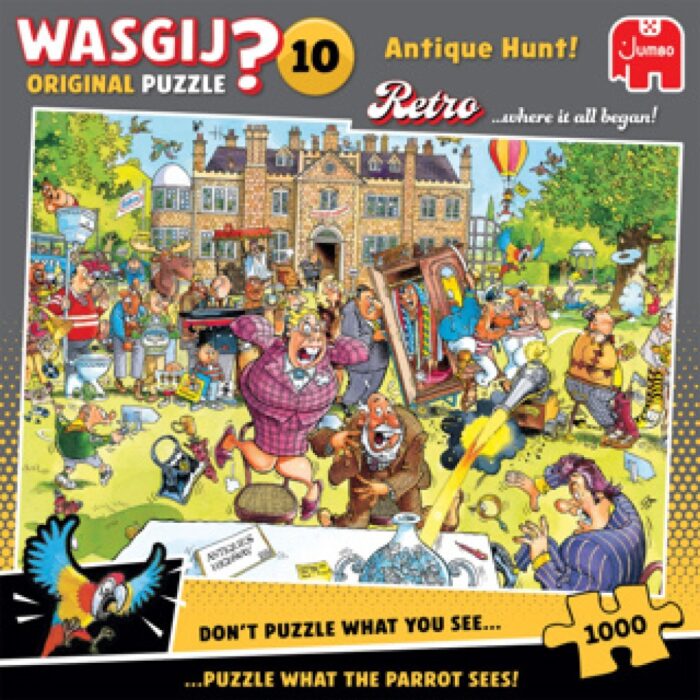 Puzzel Wasgij Retro Original 10  Antiekjacht 1000 - Afbeelding 3