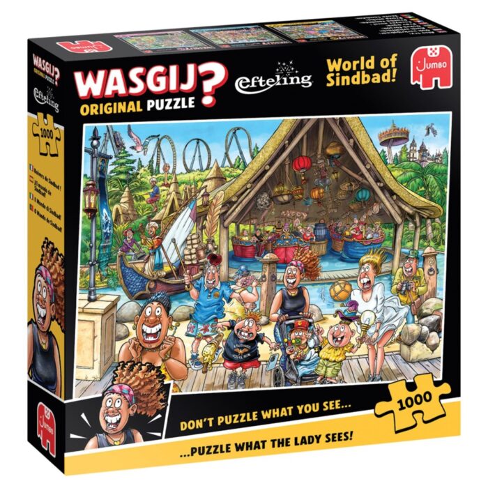 Wasgij Original puzzel Efteling - Wereld van  Sindband! 1000 stukjes