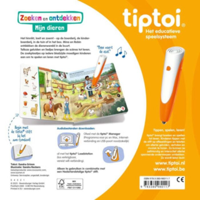 Ravensburger Tiptoi boek zoeken en ontdekken: mijn dieren - Afbeelding 2