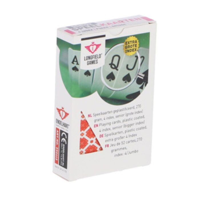 Speelkaarten Senior Extra grote tekens - Kaartspel - Afbeelding 2