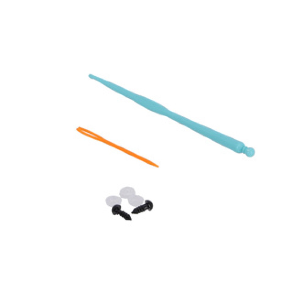 Haakset poes 2 stuks 13x6,5x10,5 cm - Afbeelding 3