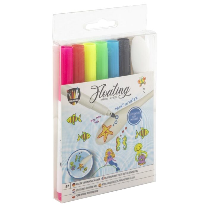 Floating Markers Stiften 6 Stuks + Accesoires