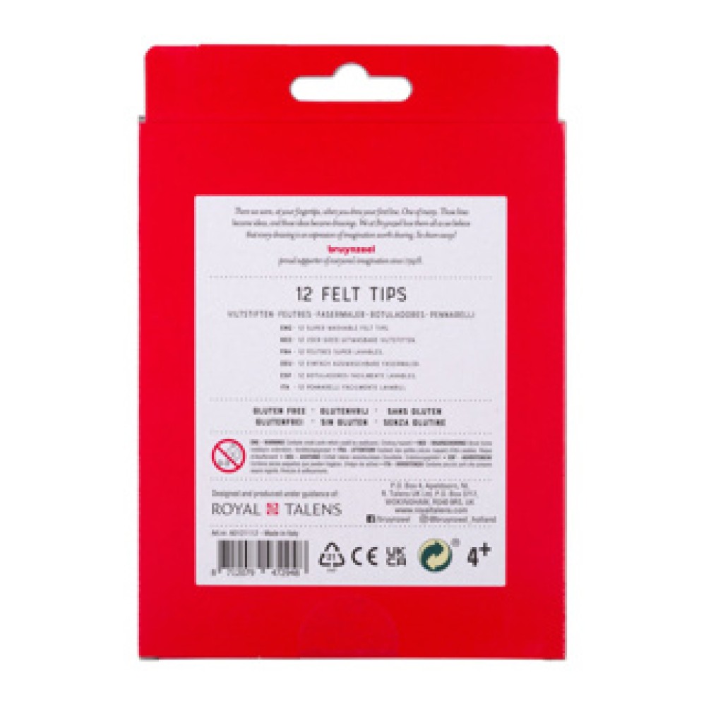 Bruynzeel Viltstiften 12 Stuks - Afbeelding 5