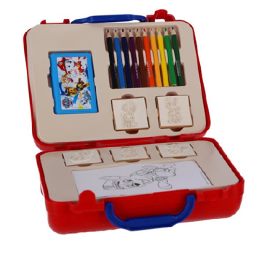 Kleuren Stempel Kofferset Paw Patrol - Afbeelding 2