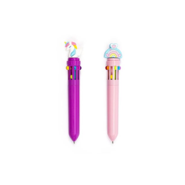 Dream Pop Set Van 2 Multicolor Pennen Unicorn - Afbeelding 2