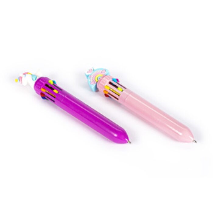 Dream Pop Set Van 2 Multicolor Pennen Unicorn - Afbeelding 3