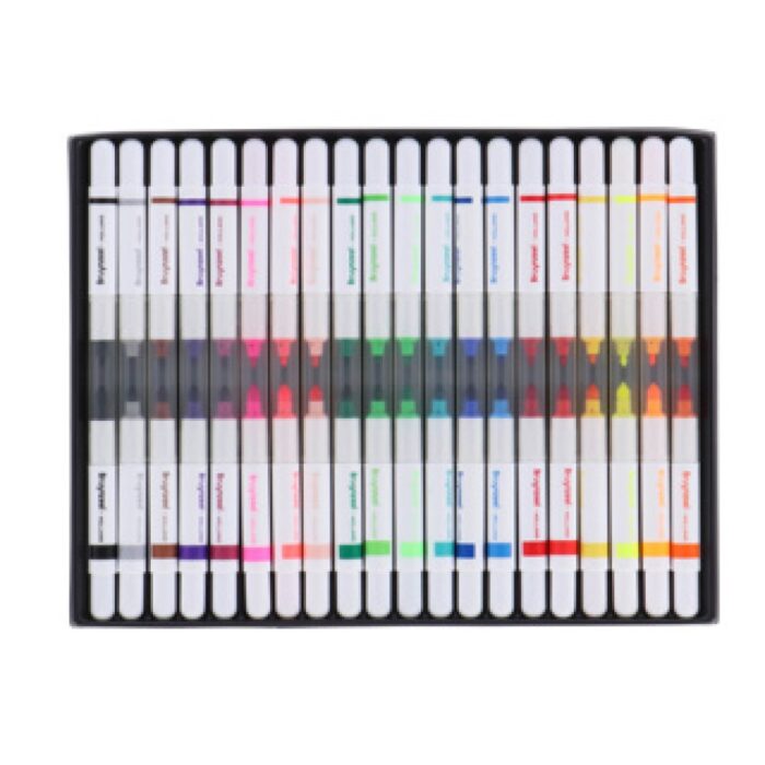 Dubbelpunters Viltstiften Bruynzeel 20 Stuks - Afbeelding 2