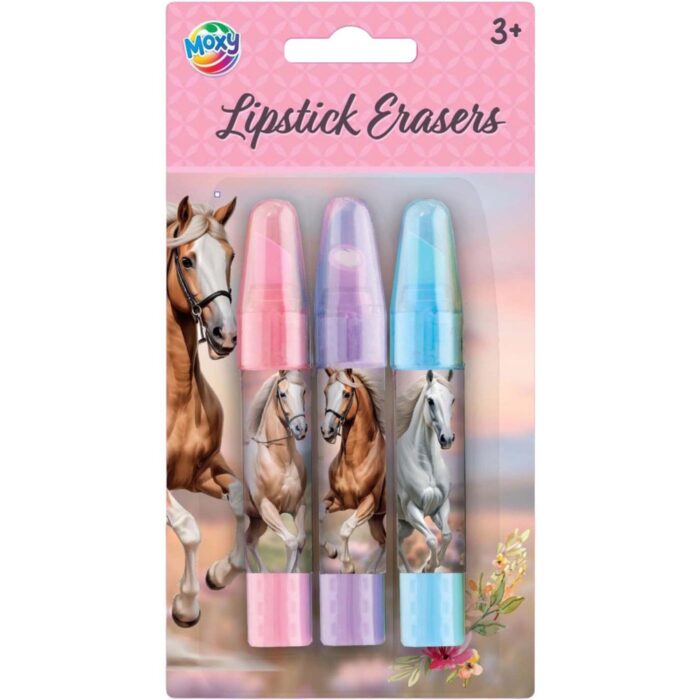 Gummen lippenstift 3 stuks Horse collection