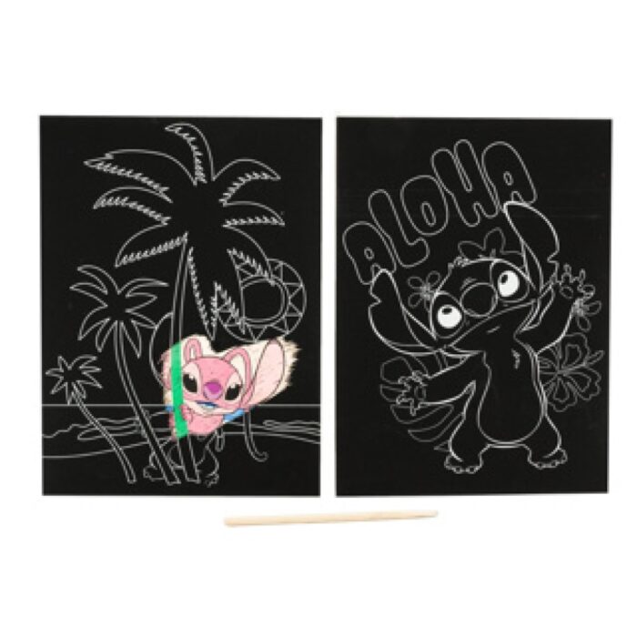Stitch Kraskunst 26x19,5cm 2 Stuks - Afbeelding 4