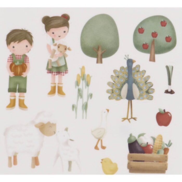 Little Dutch raamstickers boerderij - Afbeelding 3