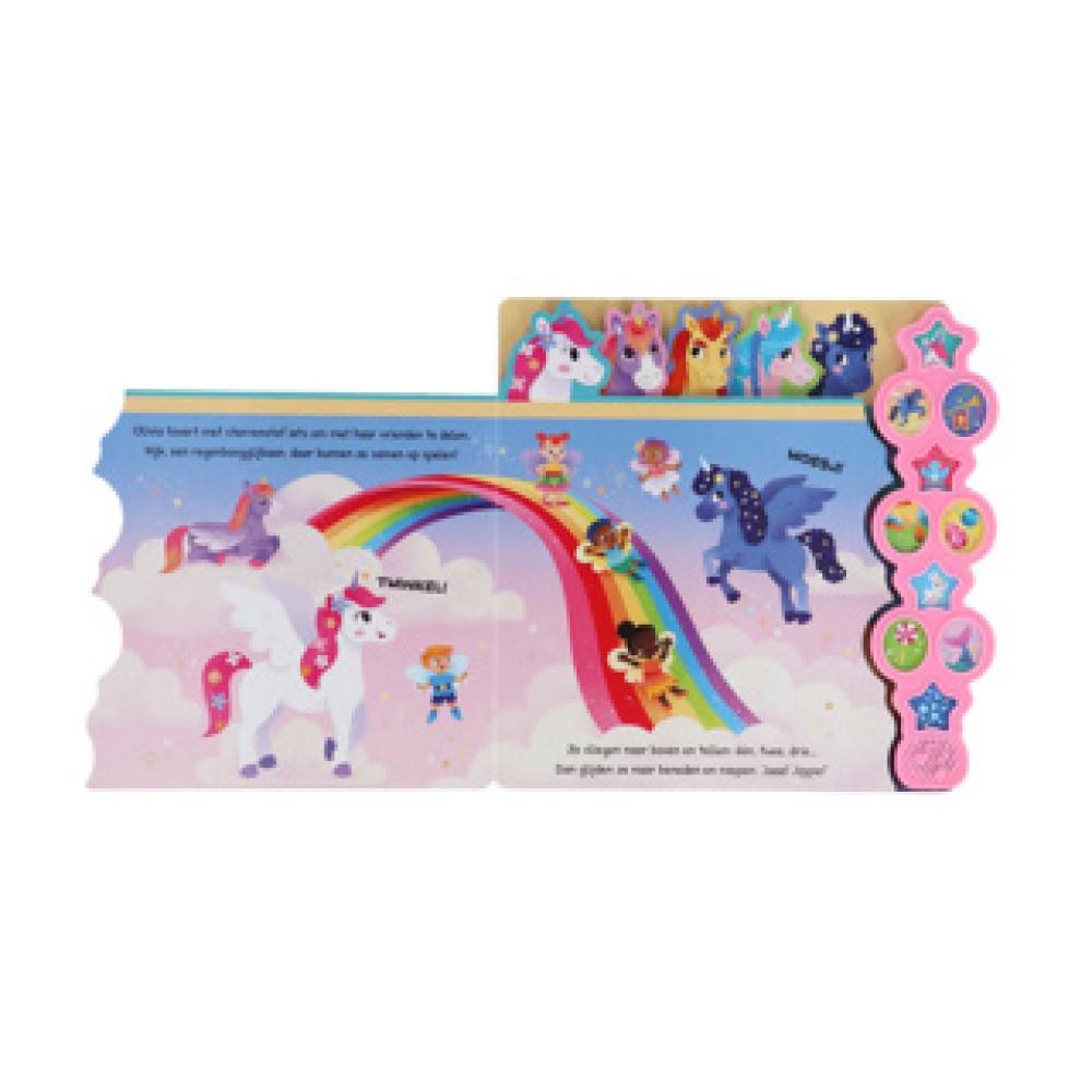 Boek Geluidenboek Unicorn Wereld - Afbeelding 2