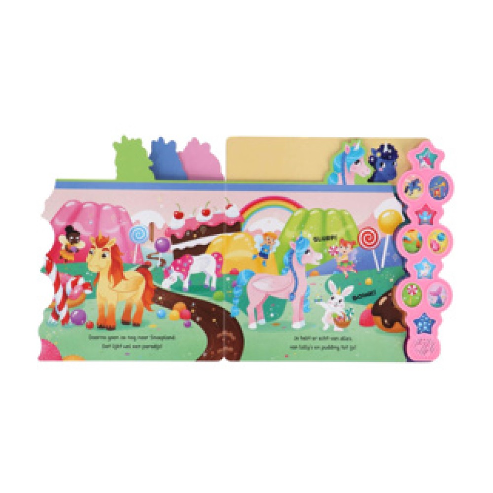 Boek Geluidenboek Unicorn Wereld - Afbeelding 4