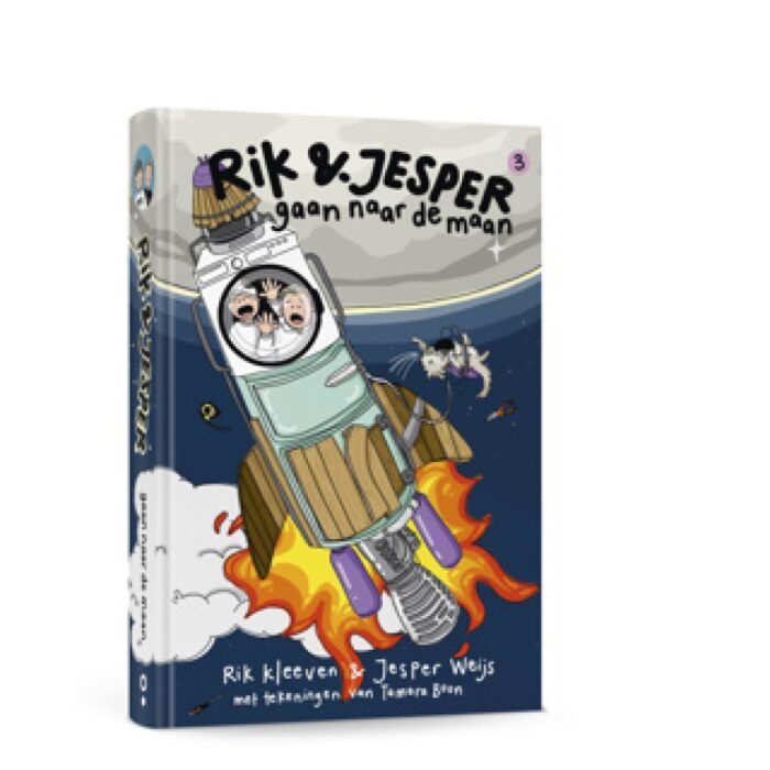 Boek Rik En Jesper Gaan Naar De Maan - Afbeelding 2