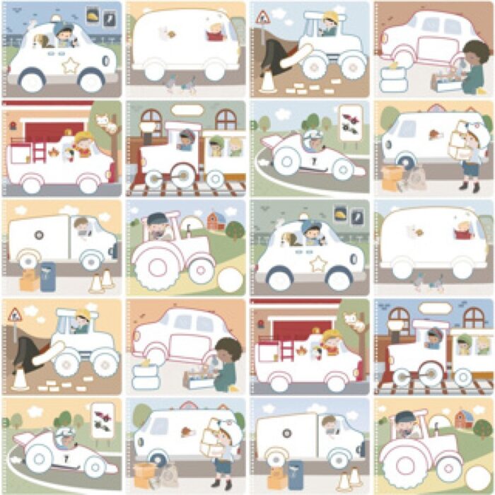 Magisch kleurboek Little Dutch Jim 30 pagina inclusief 3 krijtjes - Afbeelding 2