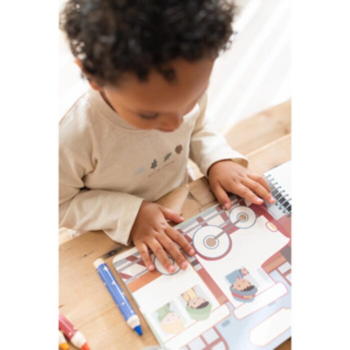 Magisch kleurboek Little Dutch Jim 30 pagina inclusief 3 krijtjes - Afbeelding 4