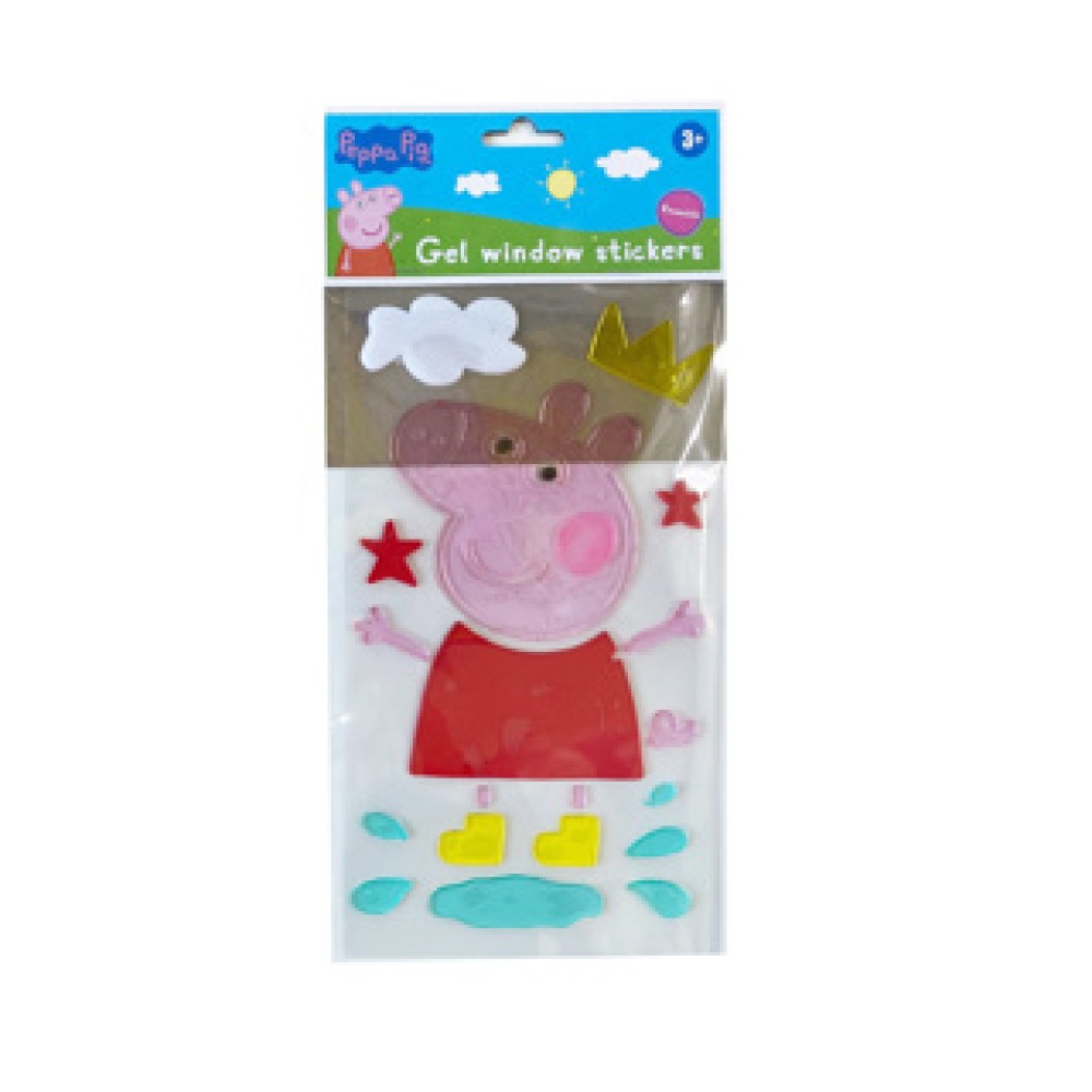 Peppa Pig Raamstickers Gel 2 Assorti - Afbeelding 2