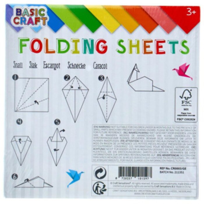 Vouwblaadjes 15X15 Cm 120 Stuks - Afbeelding 2