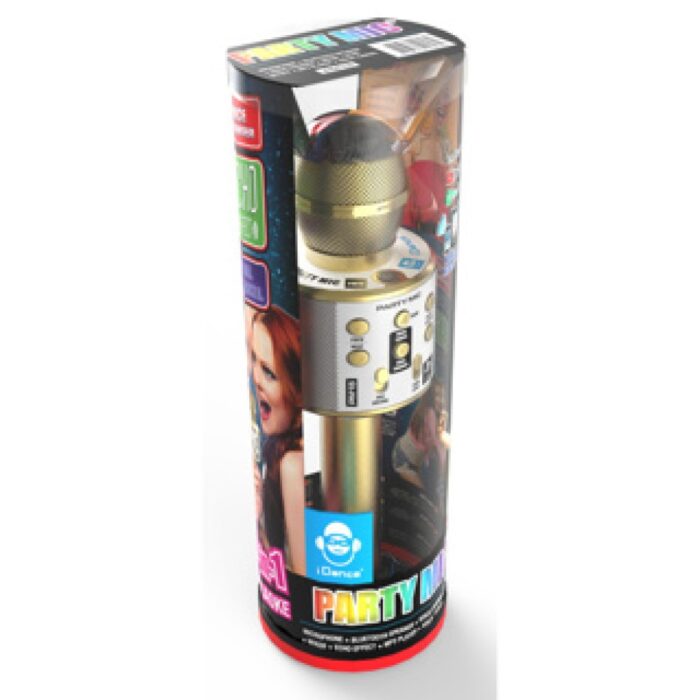 Idance bluetooth party microfoon goud - Afbeelding 2